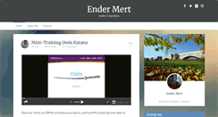 Desktop Screenshot of endermert.com
